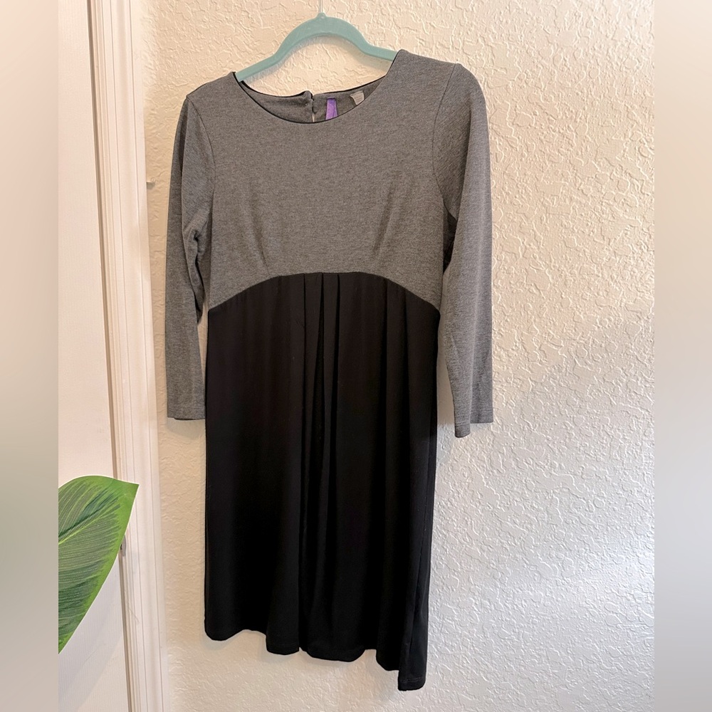 Seraphine maternity color block dress EUC